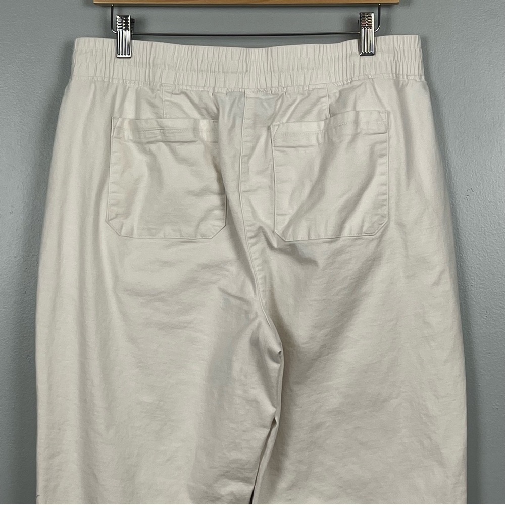 Talbots Ivory Pullon Elastic Drawstring Waist Cuf… - image 5